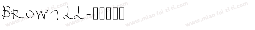 Brown LL字体转换